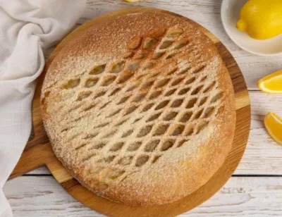 Пирог с апельсином и лимоном