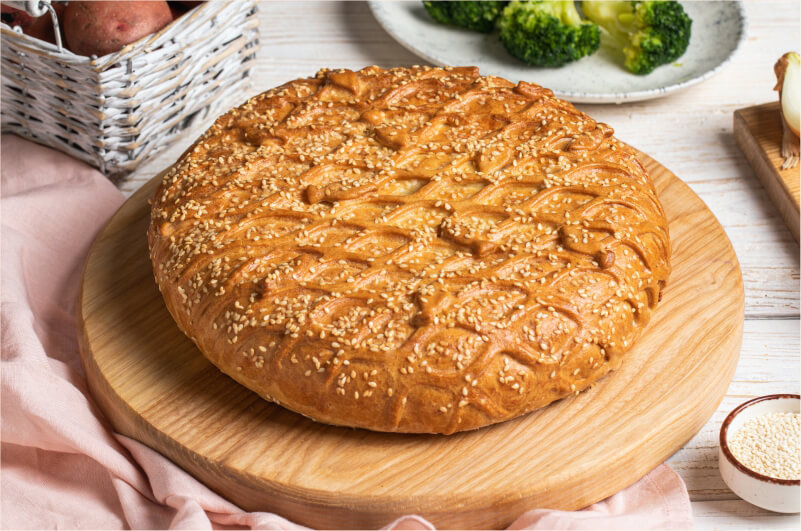 Курник с красной рыбой 1,5 кг