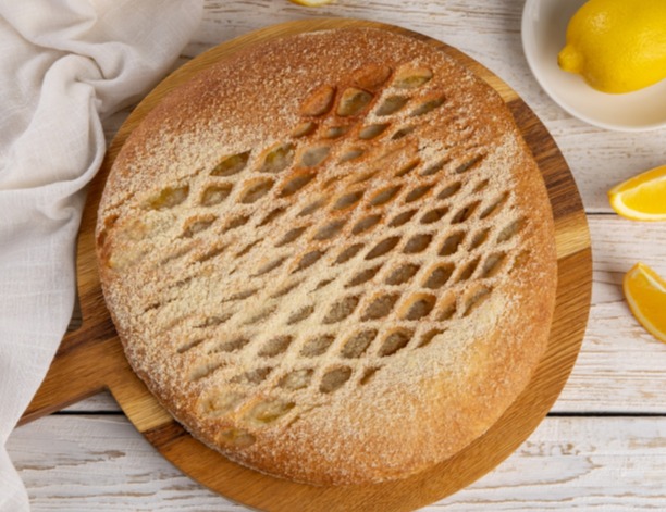 Пирог с апельсином и лимоном