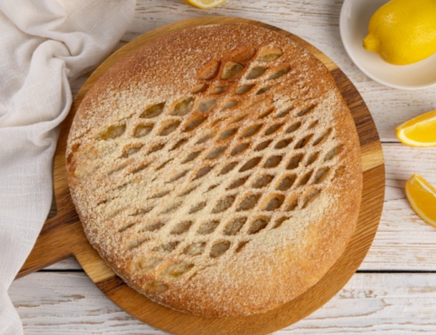 Пирог с бананом и апельсином